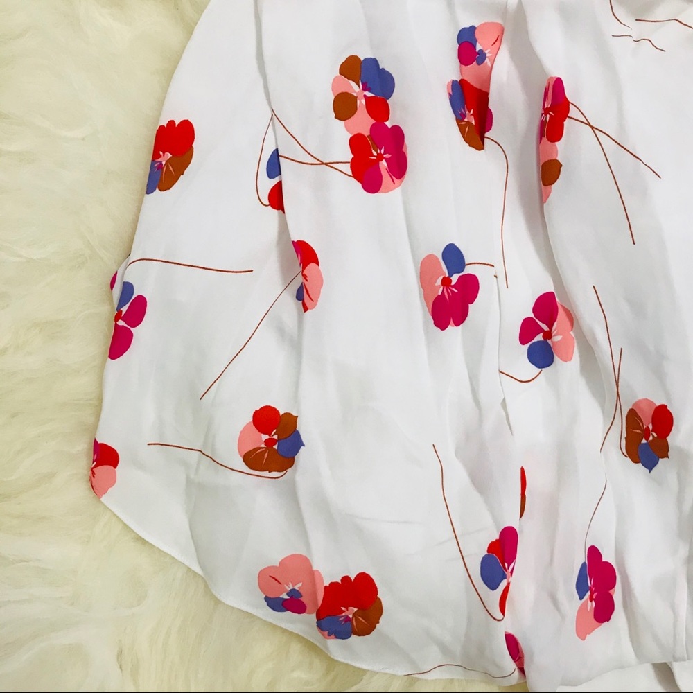 Lewit Tie Sleeve Cold Shoulder Floral Midi Dress - Picture 5 of 7